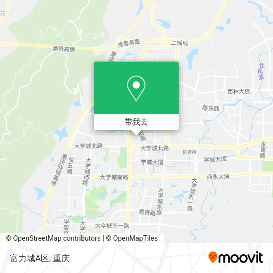 富力城A区地图