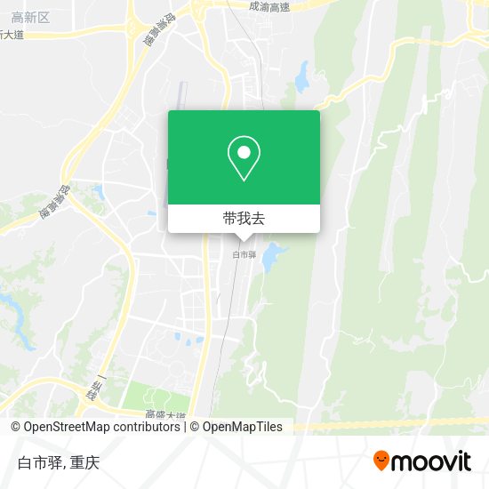 白市驿地图