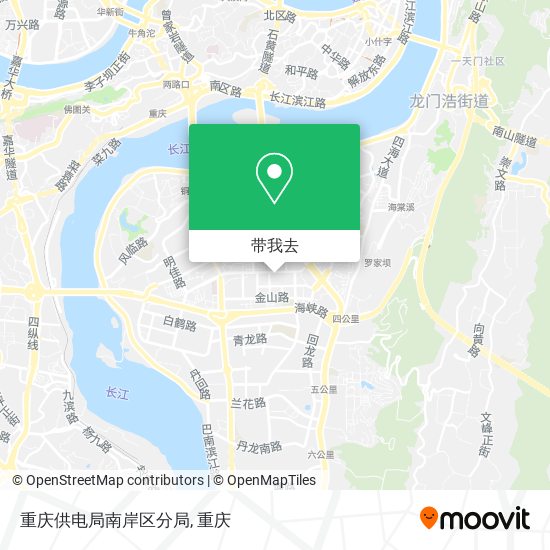 重庆供电局南岸区分局地图