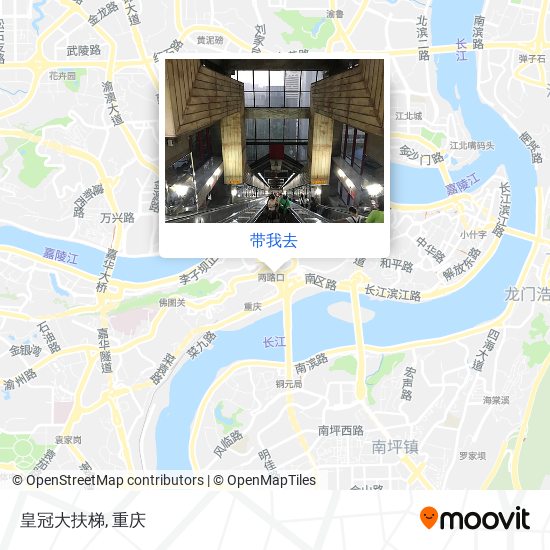 皇冠大扶梯地图
