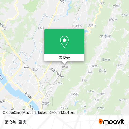 磨心坡地图