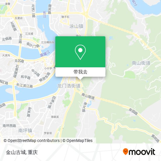 金山古城地图
