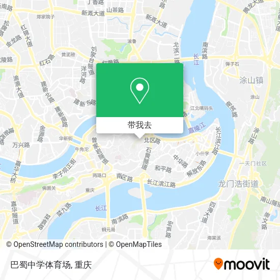 巴蜀中学体育场地图
