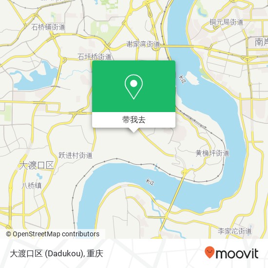 大渡口区 (Dadukou)地图