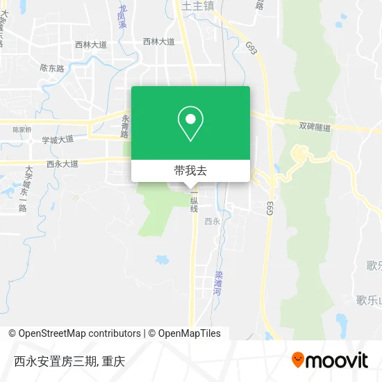 西永安置房三期地图