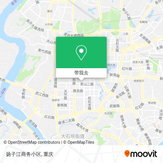 扬子江商务小区地图