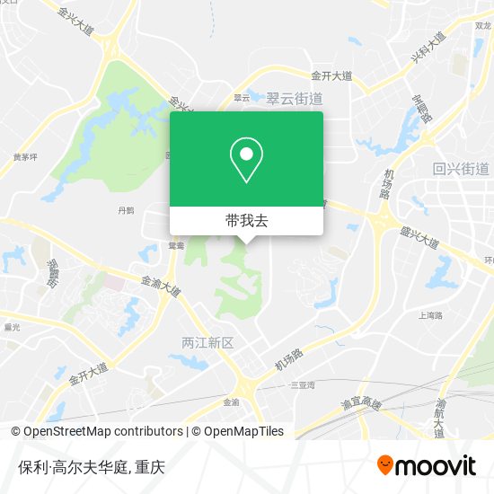保利·高尔夫华庭地图