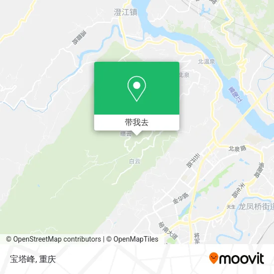 宝塔峰地图