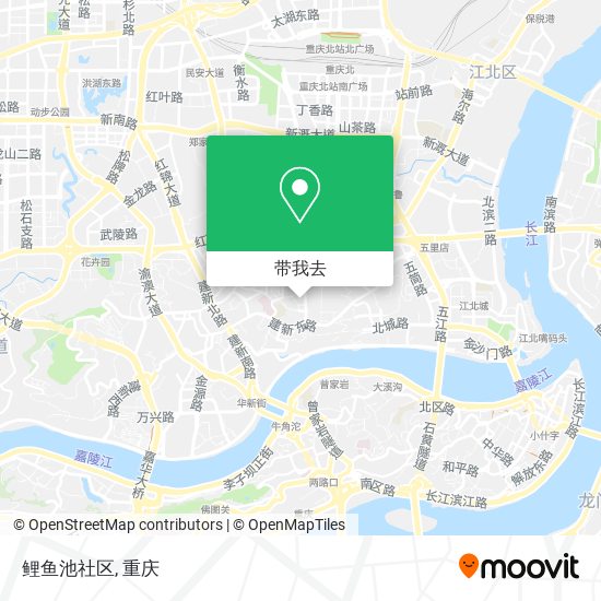 鲤鱼池社区地图