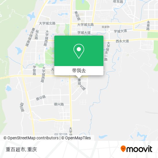 重百超市地图
