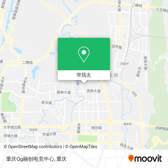 重庆Qg融创电竞中心地图