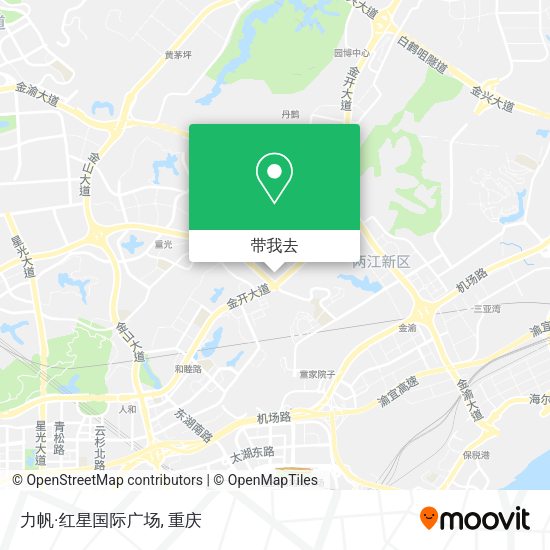 力帆·红星国际广场地图