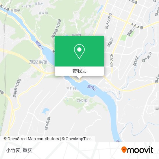 小竹园地图