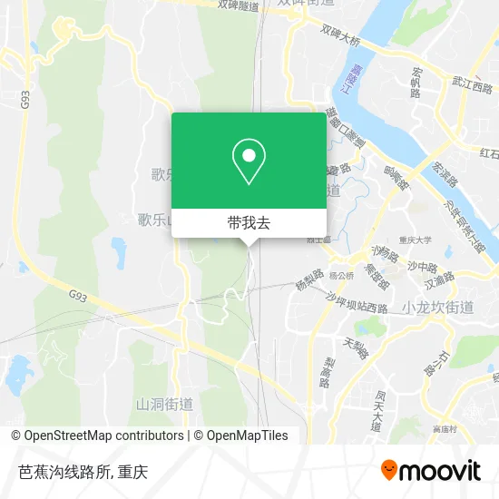 芭蕉沟线路所地图