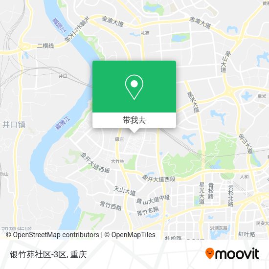银竹苑社区-3区地图