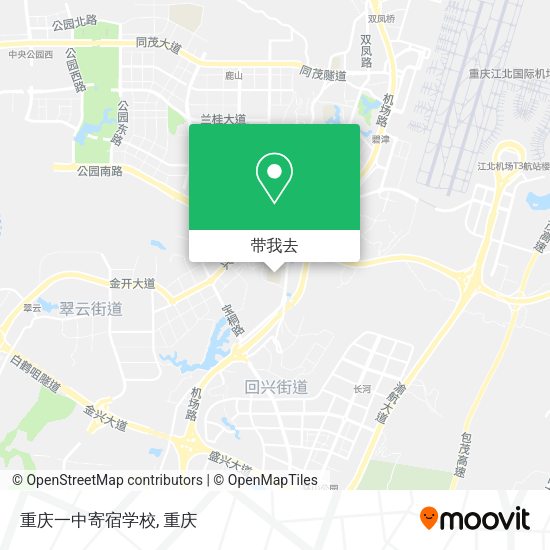 重庆一中寄宿学校地图