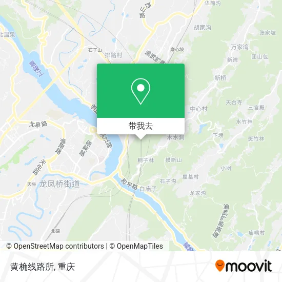黄桷线路所地图