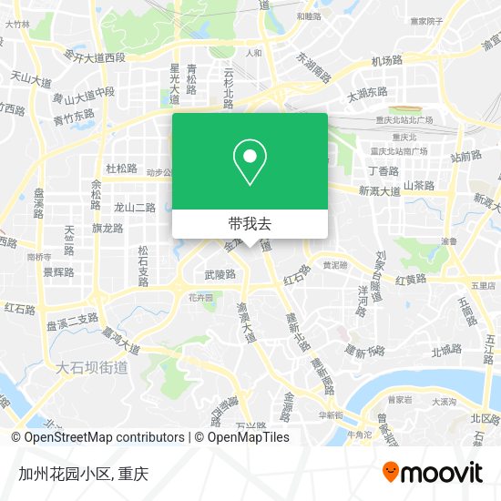 加州花园小区地图