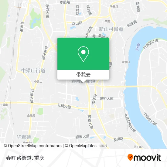 春晖路街道地图
