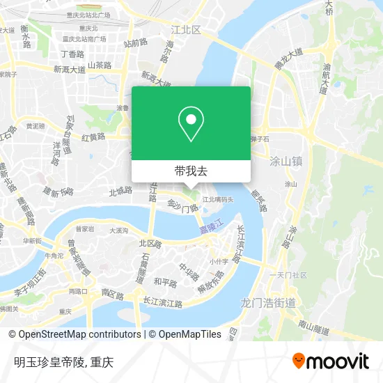 明玉珍皇帝陵地图