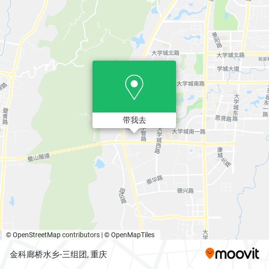 金科廊桥水乡-三组团地图