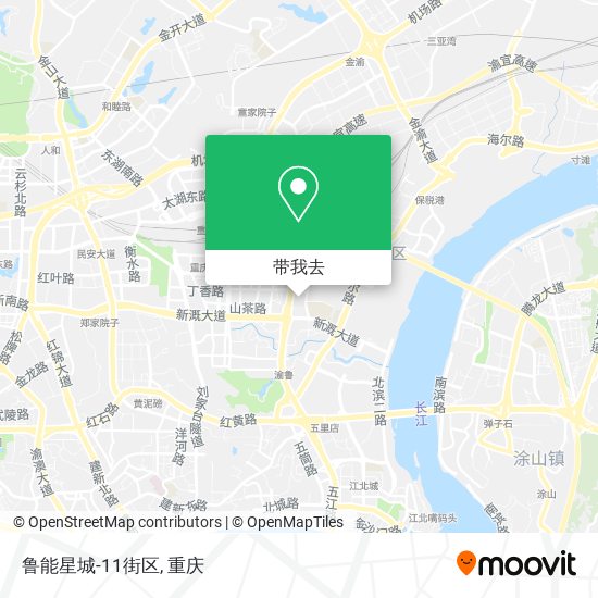 鲁能星城-11街区地图