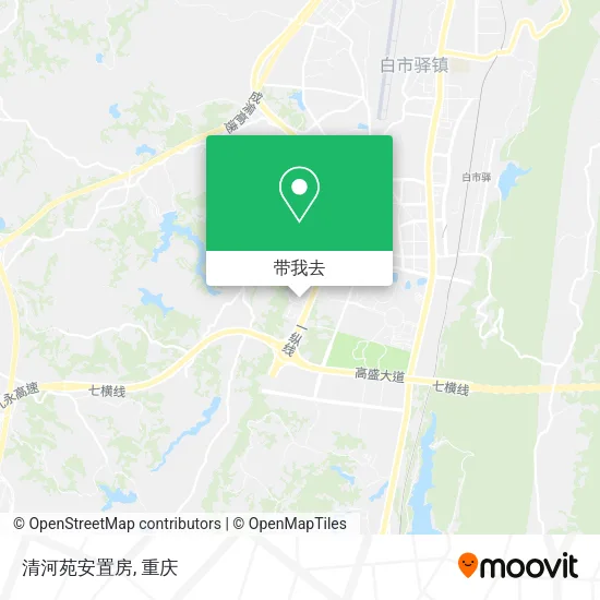 清河苑安置房地图