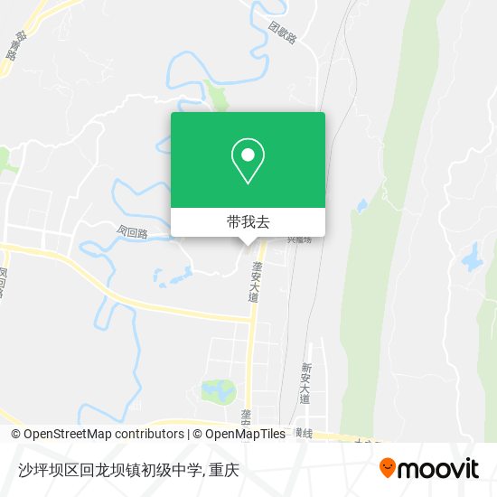 沙坪坝区回龙坝镇初级中学地图