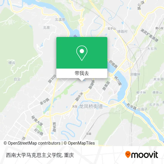西南大学马克思主义学院地图