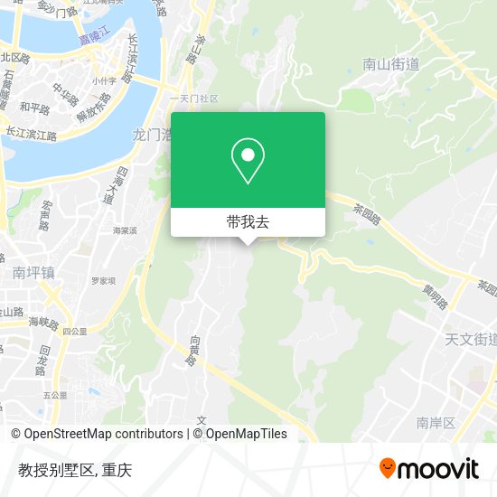教授别墅区地图