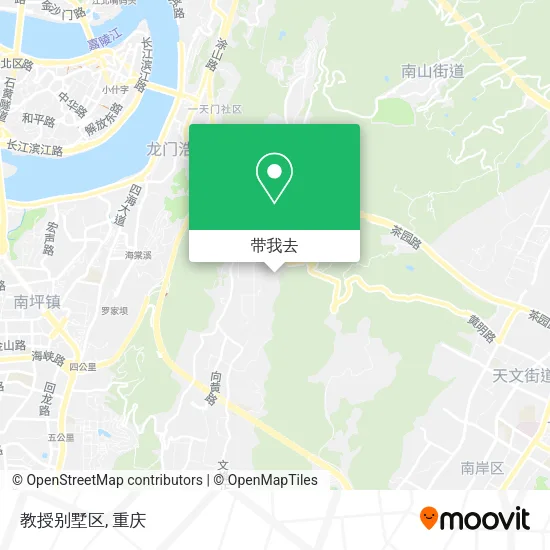 教授别墅区地图