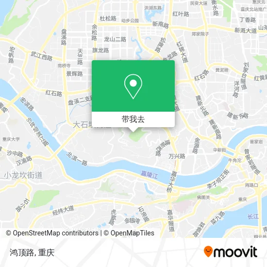 鸿顶路地图