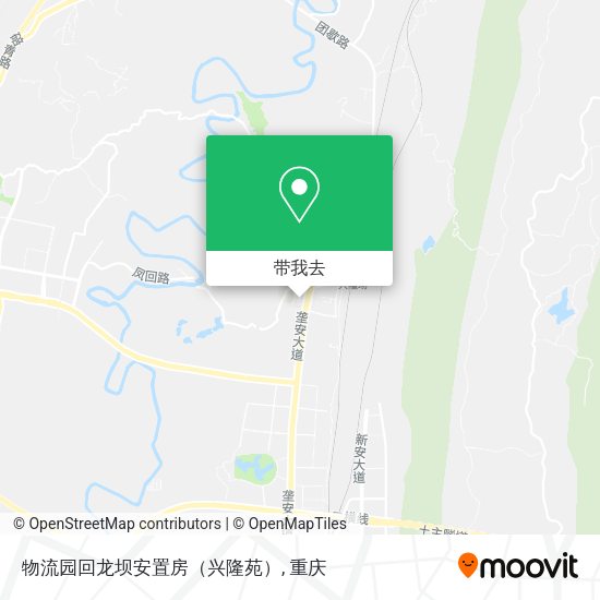 物流园回龙坝安置房（兴隆苑）地图