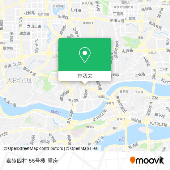 嘉陵四村-55号楼地图