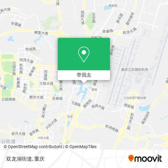 双龙湖街道地图