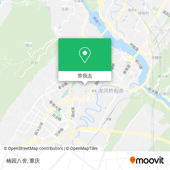 楠园八舍地图