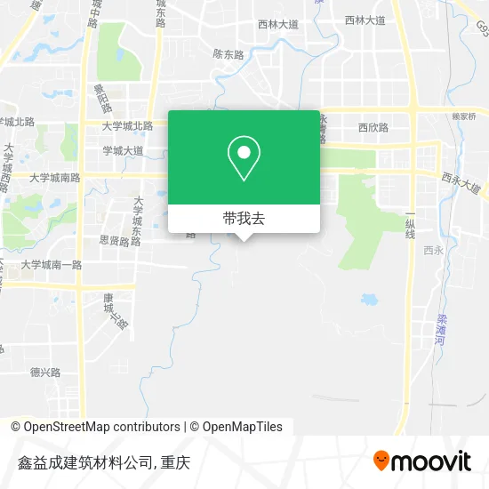 鑫益成建筑材料公司地图