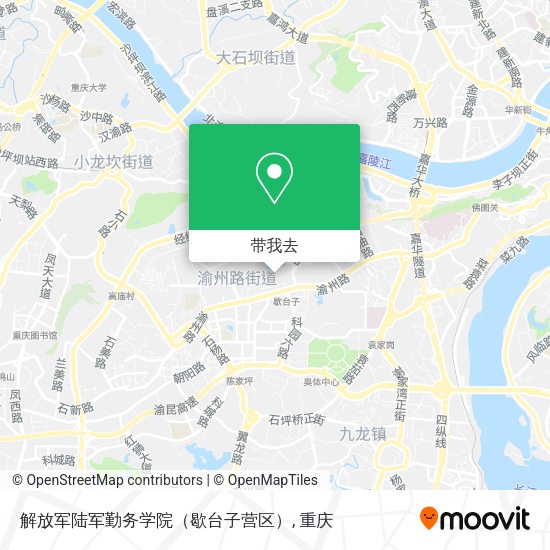解放军陆军勤务学院（歇台子营区）地图