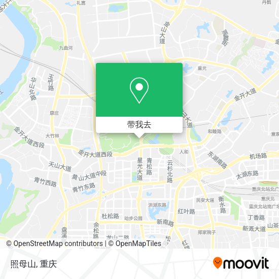 照母山地图