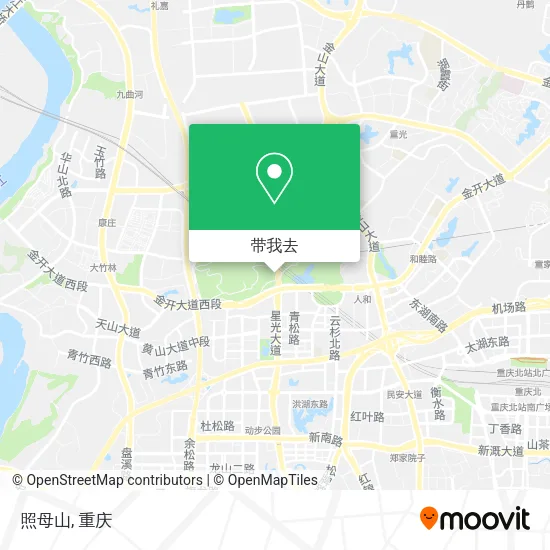 照母山地图
