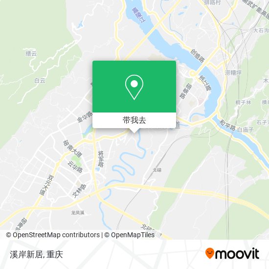 溪岸新居地图