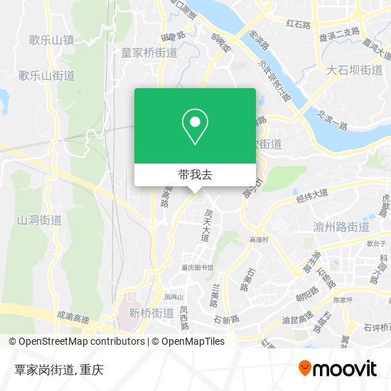 覃家岗街道地图