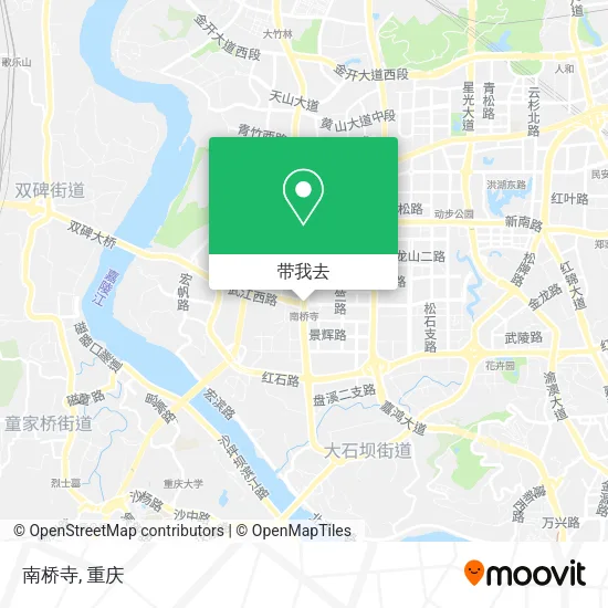 南桥寺地图
