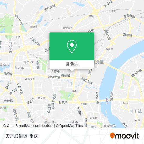 天宫殿街道地图