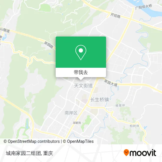 城南家园二组团地图