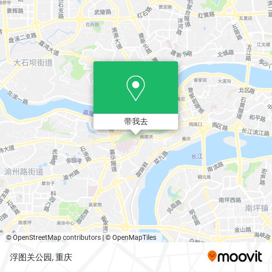 浮图关公园地图