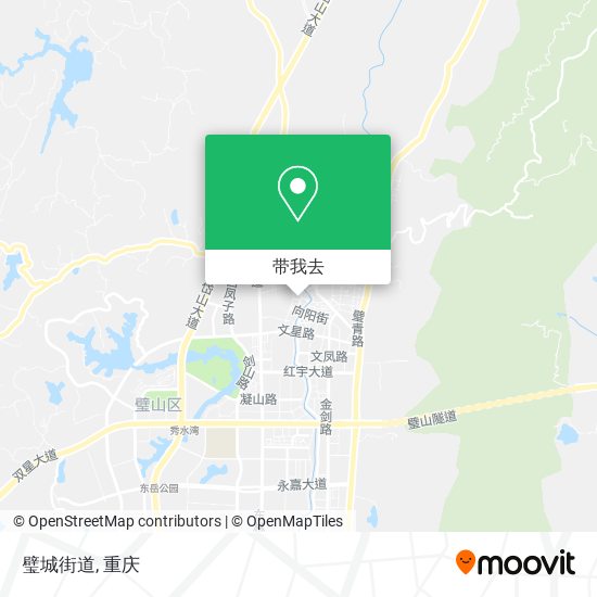 璧城街道地图