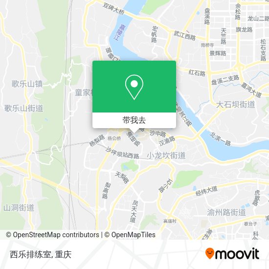 西乐排练室地图