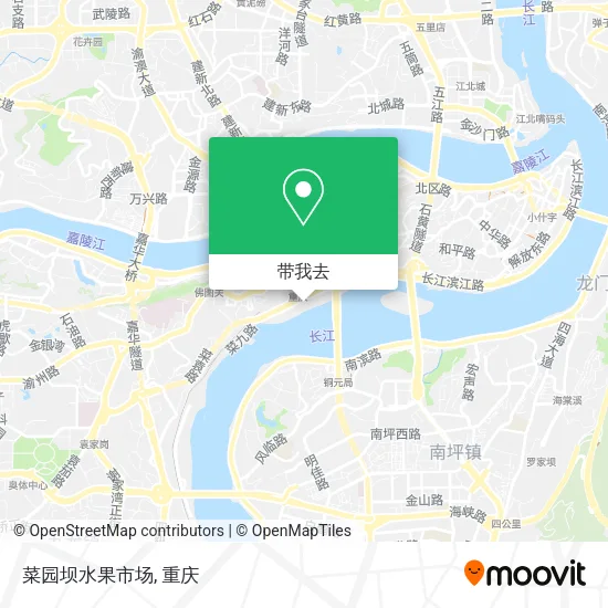 菜园坝水果市场地图
