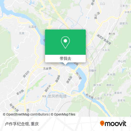 卢作孚纪念馆地图